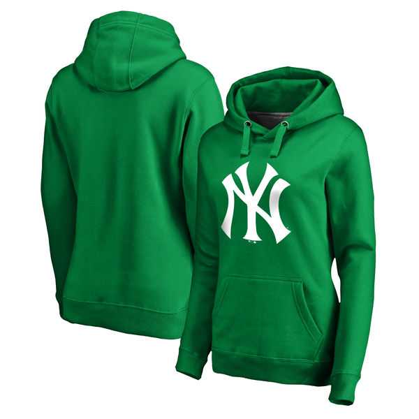 Women New York Yankees Fanatics Branded Kelly Green St. Patrick's Day White Logo Pullover Hoodie,We sell and wholesale Women New York Yankees Fanatics Branded Kelly Green St. Patrick's Day White Logo Pullover Hoodie on line form chian!